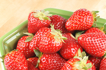 Image showing Fresh ripe strawberries