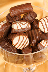Image showing Chocolate pralines assortment