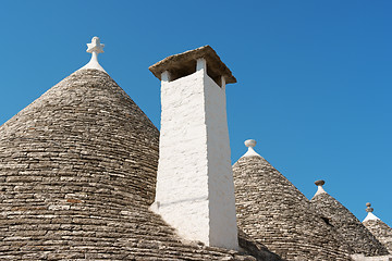 Image showing Trulli houses in Alberobello, Italy