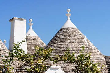 Image showing Trulli houses in Alberobello, Italy