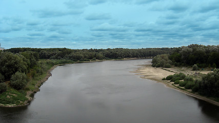 Image showing beautiful landscape with river