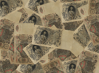 Image showing background of the ancient Russian money