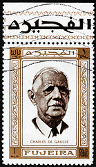 Image showing Charles de Gaulle Stamp