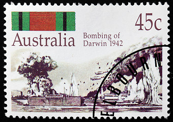 Image showing Darwin 1942 Stamp