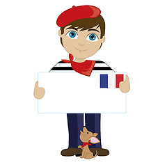 Image showing French Boy Sign