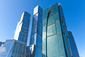 Image showing Modern scyscrapers