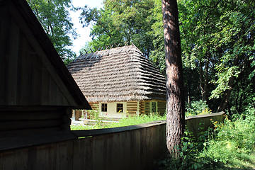 Image showing old rural house in Carpathian region