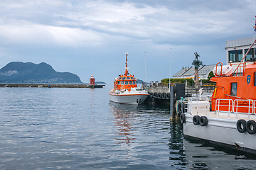 Image showing Norwegian Coastal Administration ships