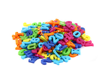 Image showing plastic alphabet