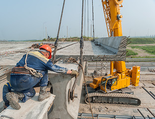 Image showing Man doing construction work