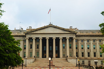 Image showing The treasury department building in Washington, DC