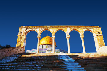 Image showing Dome of the Rock mosque in Jerusalem