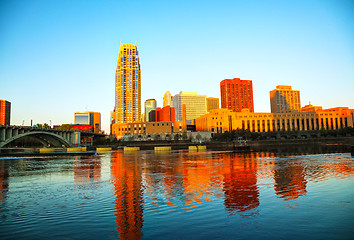 Image showing Downtown Minneapolis, Minnesota