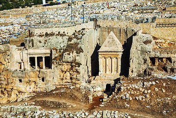 Image showing Tomb of Zechariah in Jerusalem