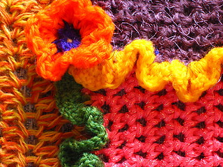 Image showing Crocheted Flower