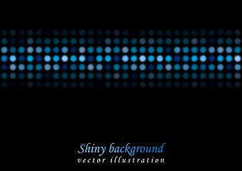 Image showing Bright shiny lights vector background