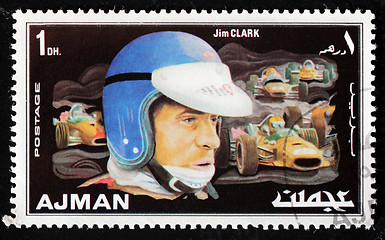 Image showing Jim Clark Stamp