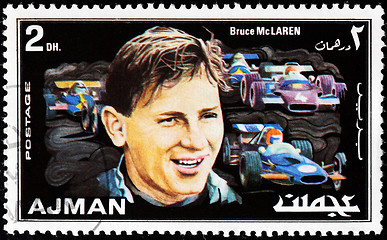 Image showing Bruce McLaren Stamp