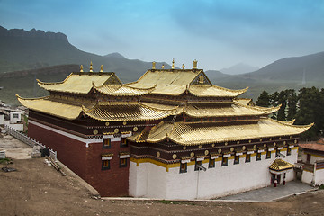 Image showing Langmusi temple ,sichuan, china 