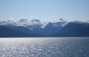Image showing Sunny Alaska Mountains