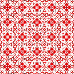 Image showing Seamless hearts pattern