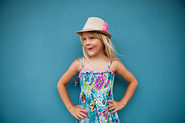 Image showing Stylish cute young girl