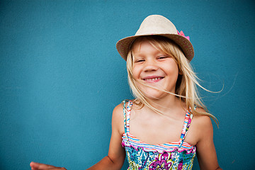 Image showing Stylish cute young girl