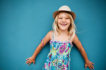 Image showing Smiling cute young girl