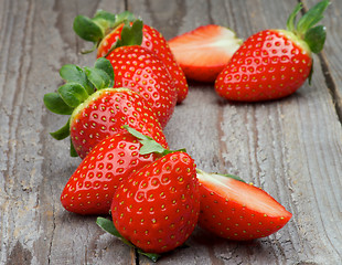 Image showing Strawberries