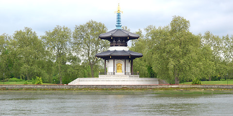 Image showing Peace Pagoda, London