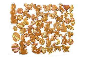 Image showing easter ginger breads