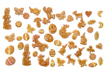 Image showing easter ginger breads