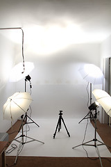 Image showing small empty amateur studio