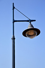 Image showing street lamp and a bulb the sky arrecife 