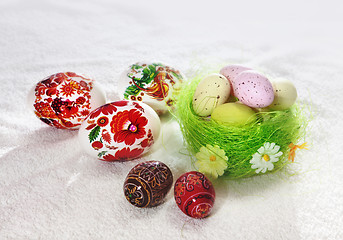 Image showing Colour Easter Eggs