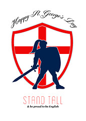 Image showing Be Proud to Be English Happy St George Day Poster