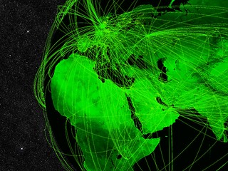 Image showing EMEA region network