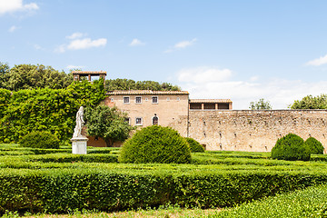 Image showing Italian garden