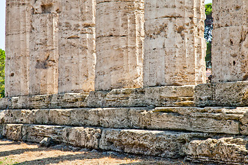 Image showing Paestum temple - Italy