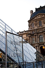 Image showing Louvre Museum Entrance