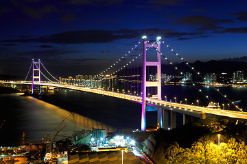 Image showing Hong Kong bridge