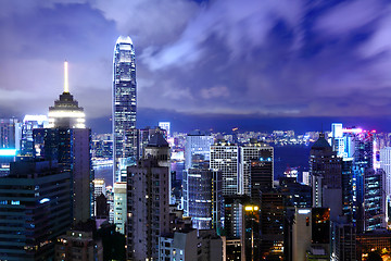 Image showing Hong Kong at night