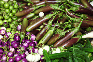 Image showing Assorted vegetable in food market