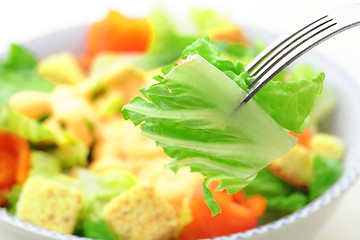 Image showing Salad close up