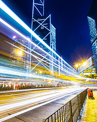 Image showing Busy traffic in Hong Kong