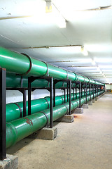 Image showing Water pipe in underground