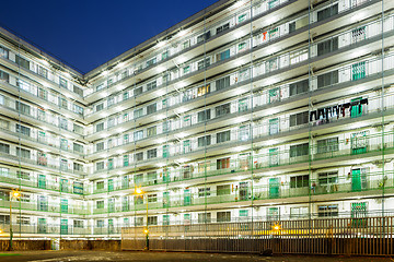 Image showing Public house at night