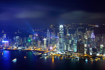 Image showing Hong Kong at night