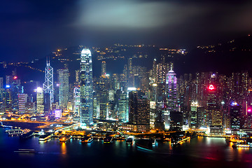 Image showing Hong Kong central business district