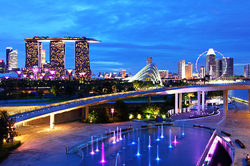 Image showing Singapore night